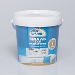 Эмаль акрил.д/радиатора белая  п/мат 1кг ЭКСПЕРТ