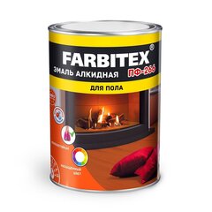 Эмаль ПФ-266 красно-коричневая 2.7кг FARBITEX
