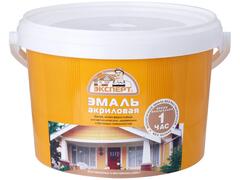 Эмаль акриловая глянец белый 2,5кг Эксперт