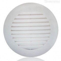 Решетка круглая 170/125мм белый