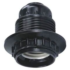 Патрон Е14 пластиковый с прижимным кольцом