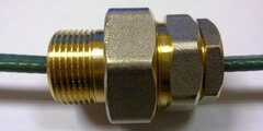 Муфта для ввода кабеля в трубу 1/2" и 3/4"