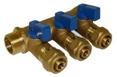 Коллектор для м/п 3/4*3/4*16*3 Г/Ш с кранами