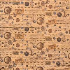 Бумага упаковочная крафтовая «Настоящему мужчине», 70 × 100 см