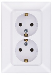 Розетка 2-ая СУ с/з Ne-Ad Aras Жемчуг