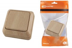 Выключатель 1кл ОУ Tdm Сосна