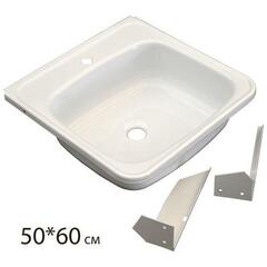 Мойка эмалированная на кронштейнах 50*60 Гомель