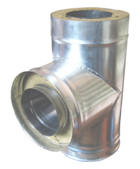 Тройник-сэндвич 150/210*90 (0,8мм) нерж/нерж