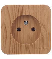 Розетка 1-ая ОУ б/з Schneider Ясень