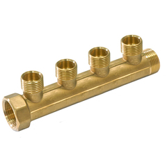 Коллектор резьбовой 3/4*3/4*1/2*4 г/ш
