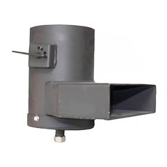 Переходник дымохода Ду150 верт. СИБИРЬ 10-30кВт