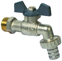 Кран шаровый Ду20 с носиком (бабочка)