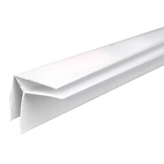 Угол наружный ПВХ 8мм*3м белый