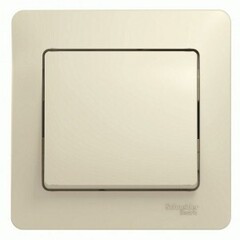 Выключатель 1кл СУ Schneider Бежевый