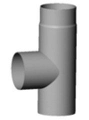 Тройник 90град. Ду120 (сталь х/к 2,0 редуц.)