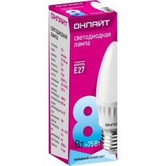 Лампа ОНЛАЙТ 71 635 OLL-C37-8-230-4K-E27 -FR