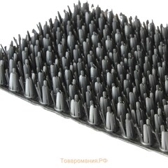 Щетинистое покрытие 0,9*15м цвет Мокрый Асфальт