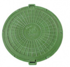 Люк полимерный легкий, 70 кН (зеленый)