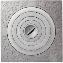 Плита цельная 1-конфор под казан 512*512*12мм (6-12л.)