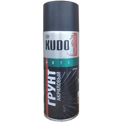 Грунт аэрозольный черный акриловый унив. 520мл KUDO