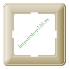 Рамка 1-мест Schneider W59 Бежевая