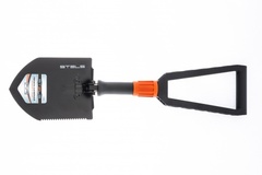 Лопата снеговая 400х400 "SIBIR" с ал.черенком