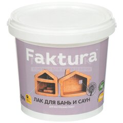 Лак защитный д/сауны 0,9л FAKTURA