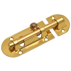 Шпингалет 90мм золото