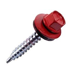 Саморез кровельный 4.8x28 красный