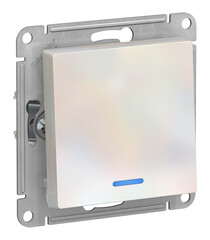 Выключатель 1кл СУ Schneider Жемчуг (под рамку)