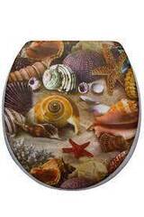 Сиденье для унитаза мягкое "РАКУШКИ"