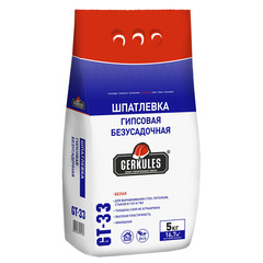 Шпаклевка безусадочная 5кг Геркулес