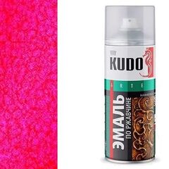 Эмаль аэрозольная по ржавчине серебристо-вишневая 520мл KUDO