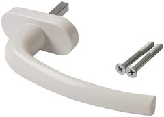 Ручка оконная белая