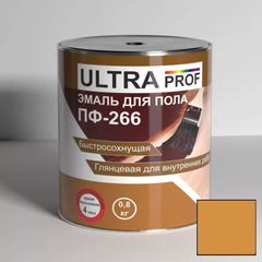 Эмаль ПФ-266 красно-коричневая 1,8кг Ultraproff