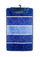 Набор ковриков д/ванны 60*100см голубой Zalel Silver