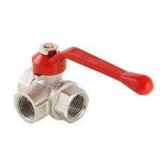 Кран шаровый Ду15 трехходовой тип Т-обр.