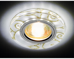 Свет-к AMBRELLA S231 WH/G белый/золотой MR16