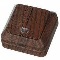 Выключатель 2кл ОУ ОЛИМП Бук