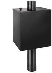 Бак-самовар квадратный на трубу 55л. сталь