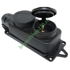 Колода розеточная 3 гнезда б/з UNIVersal