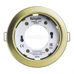 Свет-к встраиваемый Navigator 71278 золото