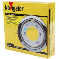 Свет-к встраиваемый Navigator 71279 хром
