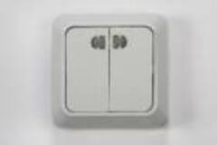 Выключатель 2кл ОУ 7123 с инд.Bolleto