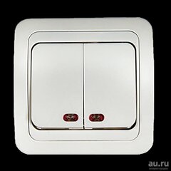 Выключатель 2кл СУ 2123 с инд.Classico