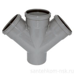 Крестовина ПП 110х110х110х45гр