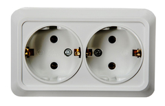 Розетка 2-ая ОУ с/з 7128 Bolleto