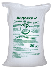 Противогололедный реагент Ледоруб ЭКО 25кг