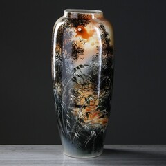 Ваза напольная "Дана"природа, 61см