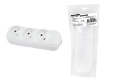 Колода розеточная 3 гнезда с/з 16А IONICH